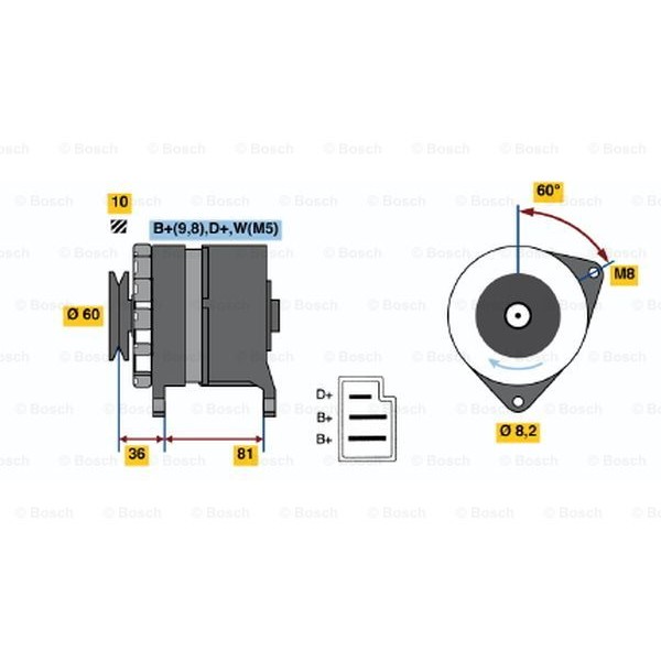 Слика на Генератор BOSCH 0 120 489 252