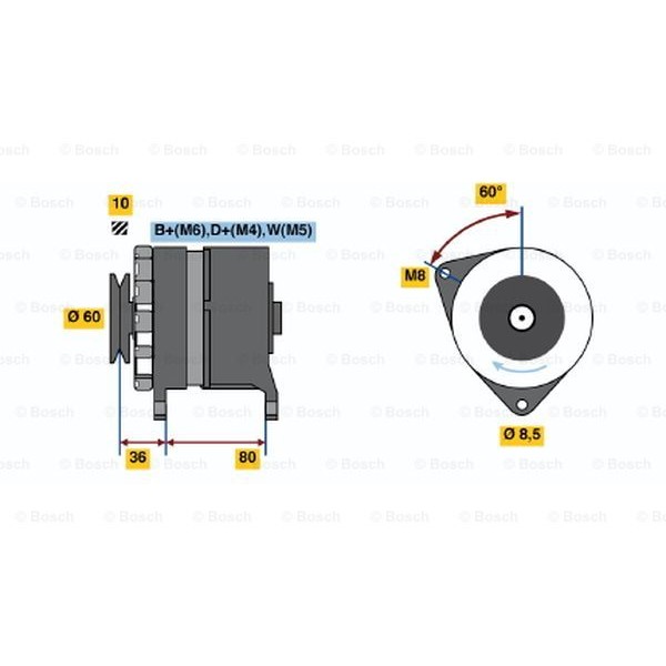 Слика на Генератор BOSCH 0 120 489 347