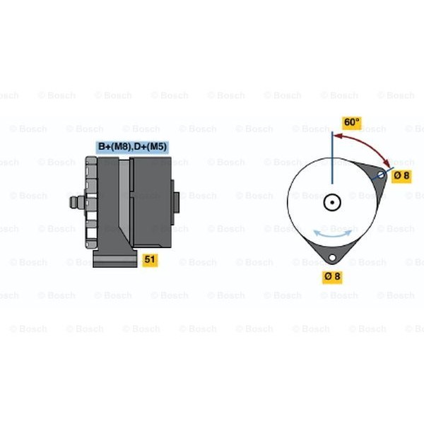 Слика на Генератор BOSCH 0 120 489 473