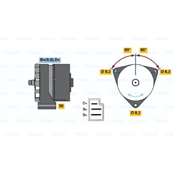 Слика на Генератор BOSCH 0 120 489 506