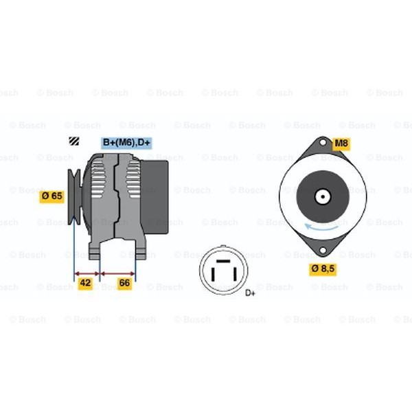 Слика на Генератор BOSCH 0 123 115 012