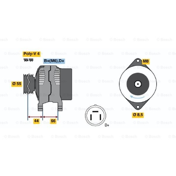 Слика на Генератор BOSCH 0 123 115 013