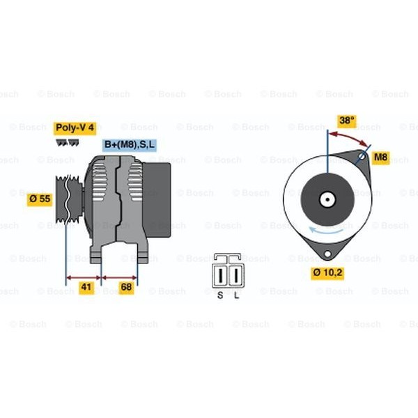 Слика на Генератор BOSCH 0 123 315 015