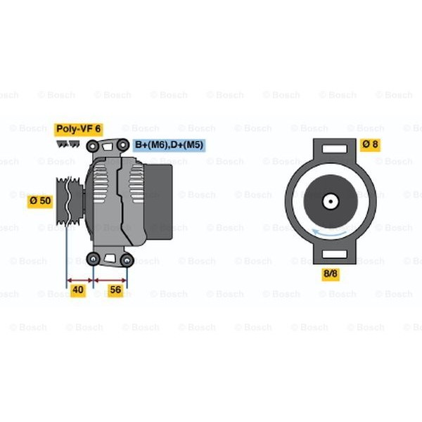 Слика на Генератор BOSCH 0 123 510 107