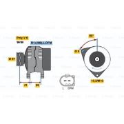 Слика 1 $на Генератор BOSCH 0 124 615 008