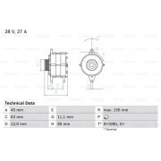 Слика 1 $на Генератор BOSCH 0 986 031 340