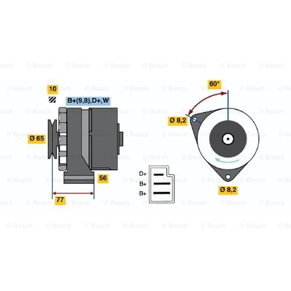 Слика на Генератор BOSCH 0 986 031 510