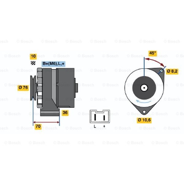 Слика на Генератор BOSCH 0 986 031 670