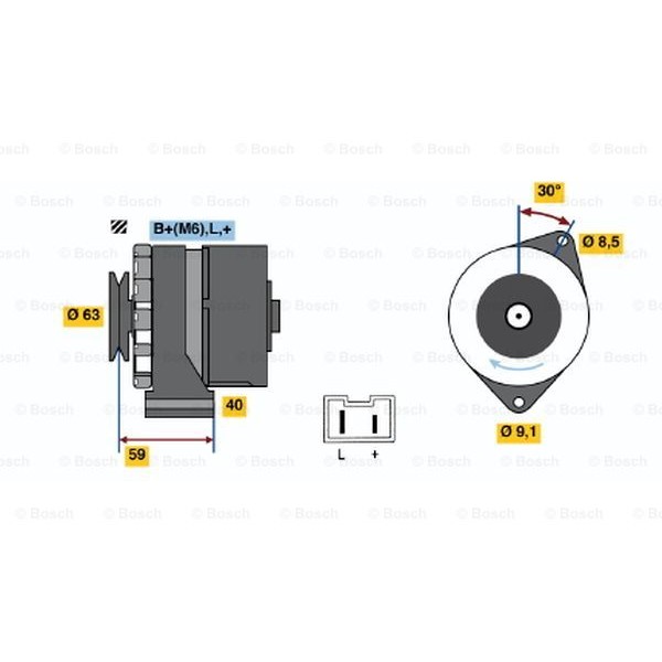 Слика на Генератор BOSCH 0 986 032 261