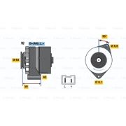 Слика 1 $на Генератор BOSCH 0 986 032 261