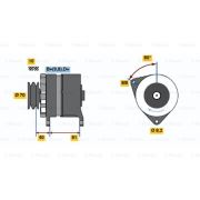 Слика 1 $на Генератор BOSCH 0 986 033 240