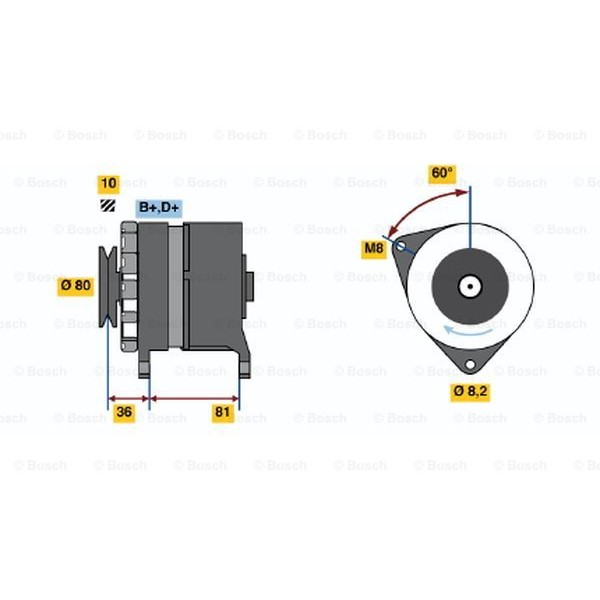 Слика на Генератор BOSCH 0 986 033 310