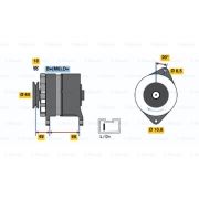 Слика 1 $на Генератор BOSCH 0 986 033 980