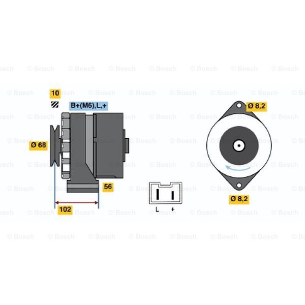 Слика на Генератор BOSCH 0 986 033 990