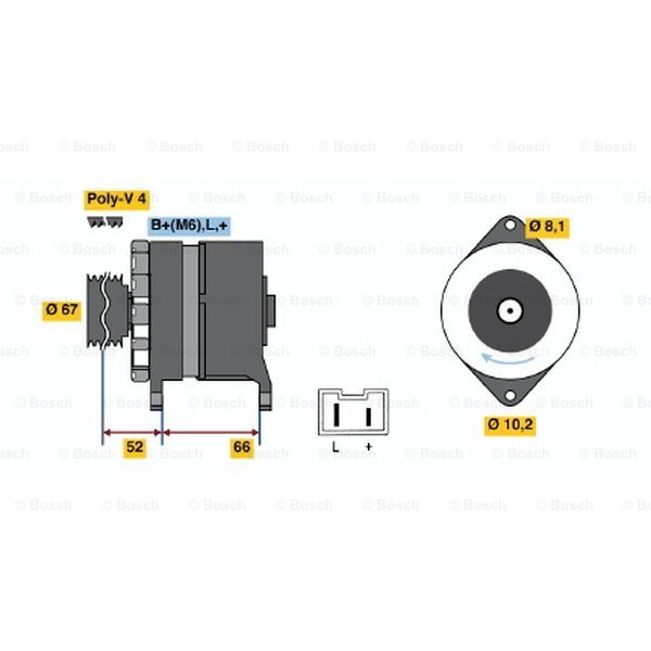 Слика на Генератор BOSCH 0 986 034 000