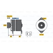 Слика 1 $на Генератор BOSCH 0 986 034 000