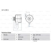 Слика 1 на Генератор BOSCH 0 986 034 120