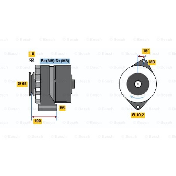 Слика на Генератор BOSCH 0 986 034 250