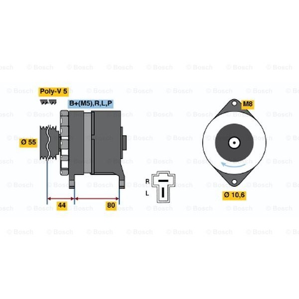 Слика на Генератор BOSCH 0 986 034 291