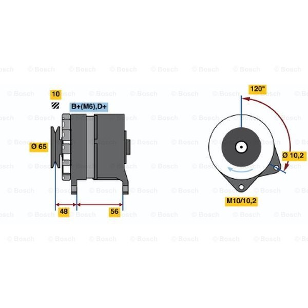 Слика на Генератор BOSCH 0 986 034 490