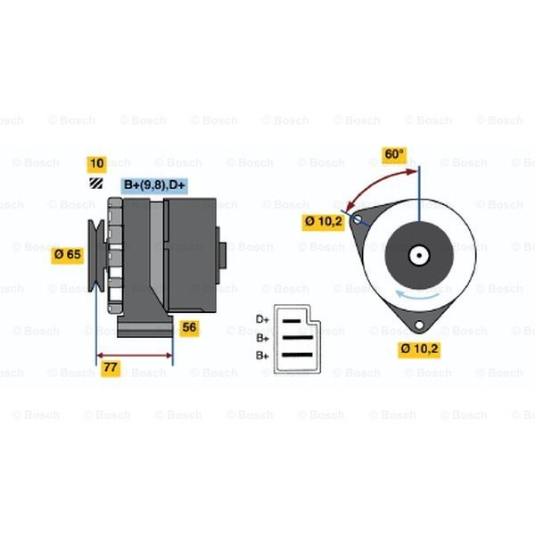 Слика на Генератор BOSCH 0 986 034 620