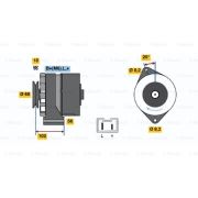 Слика 1 на Генератор BOSCH 0 986 034 740