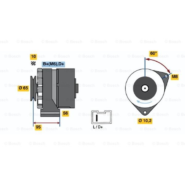 Слика на Генератор BOSCH 0 986 034 830