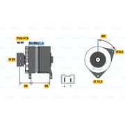 Слика 1 $на Генератор BOSCH 0 986 034 871