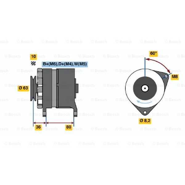 Слика на Генератор BOSCH 0 986 036 041