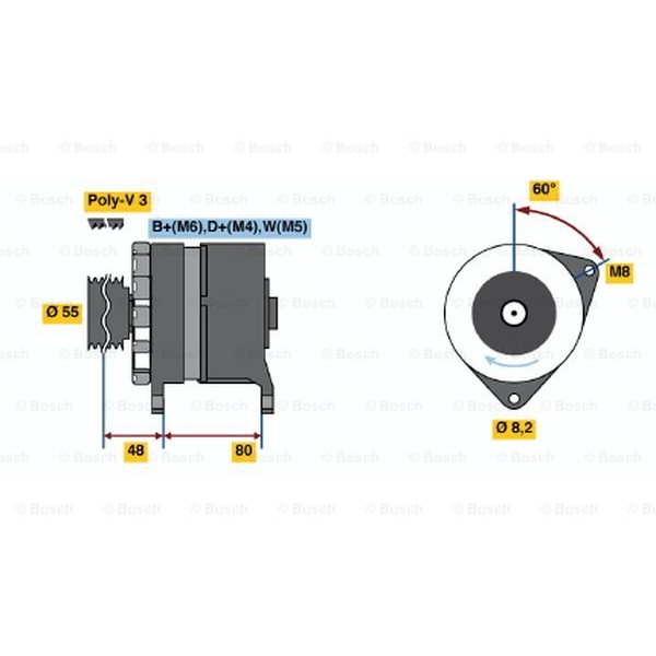 Слика на Генератор BOSCH 0 986 036 191