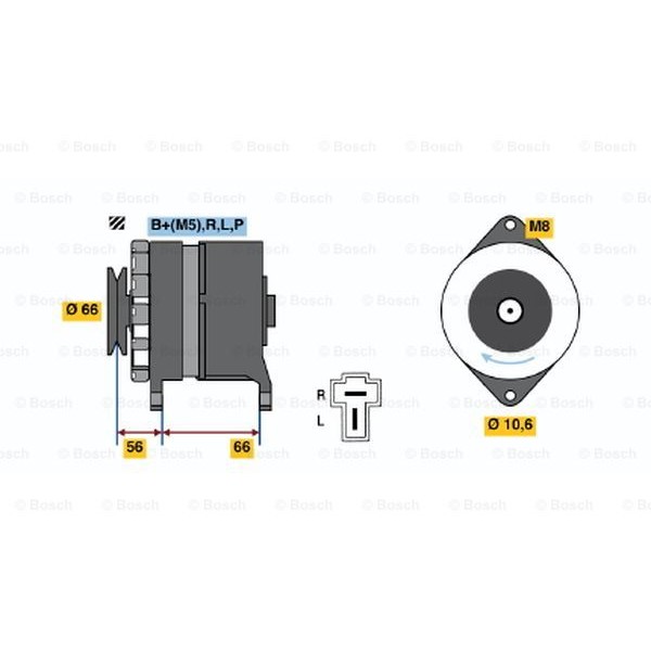 Слика на Генератор BOSCH 0 986 036 341