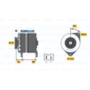 Слика 1 $на Генератор BOSCH 0 986 036 711