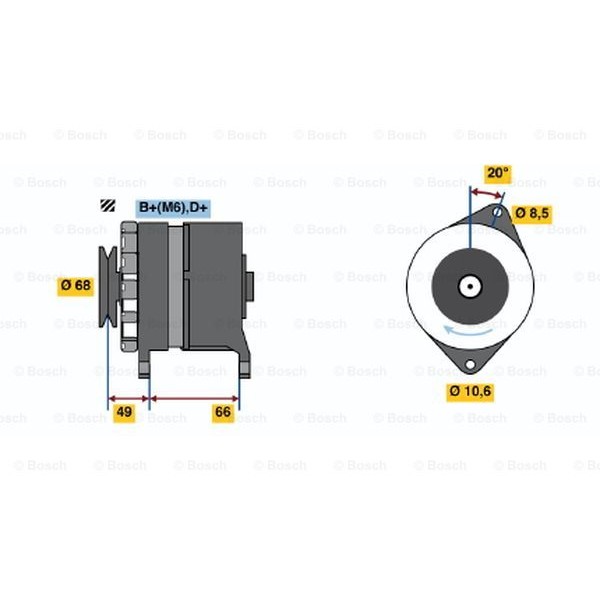 Слика на Генератор BOSCH 0 986 036 841