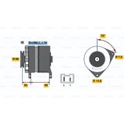 Слика 1 $на Генератор BOSCH 0 986 036 901