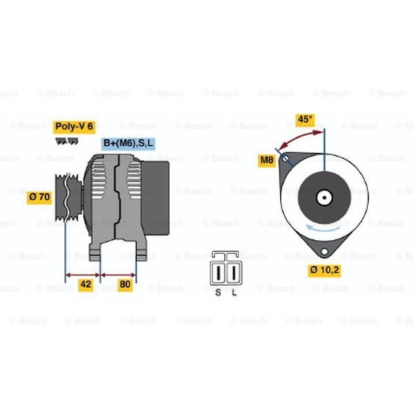 Слика на Генератор BOSCH 0 986 037 071