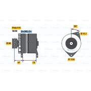 Слика 1 $на Генератор BOSCH 0 986 037 130