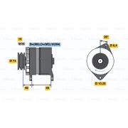 Слика 1 на Генератор BOSCH 0 986 037 221