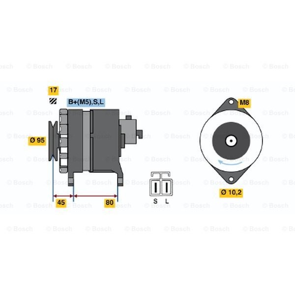 Слика на Генератор BOSCH 0 986 037 531