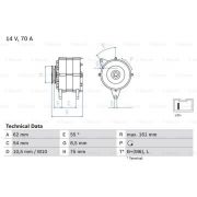 Слика 1 $на Генератор BOSCH 0 986 037 791