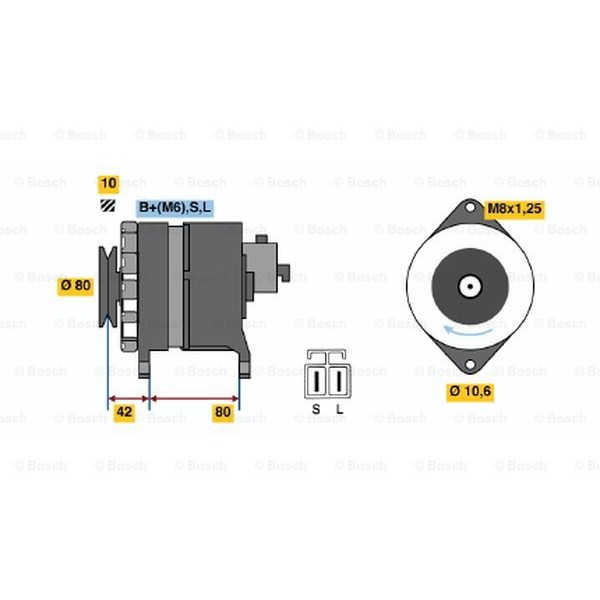 Слика на Генератор BOSCH 0 986 038 930