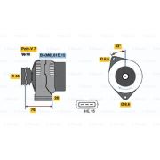 Слика 1 $на Генератор BOSCH 0 986 039 650