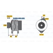 Слика 1 $на Генератор BOSCH 0 986 040 111