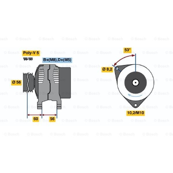 Слика на Генератор BOSCH 0 986 040 231