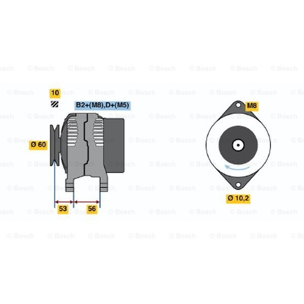 Слика на Генератор BOSCH 0 986 041 270