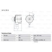 Слика 1 на Генератор BOSCH 0 986 041 630