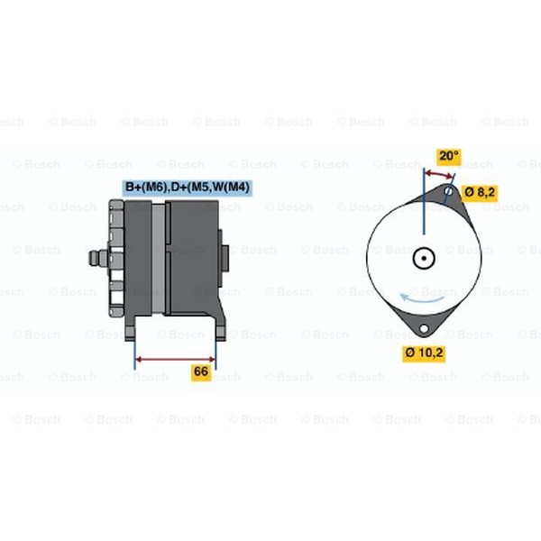 Слика на Генератор BOSCH 0 986 042 051