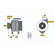 Слика 1 $на Генератор BOSCH 0 986 042 680