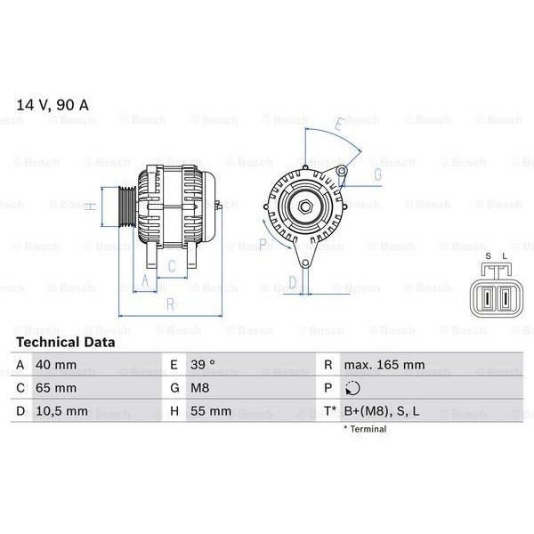 Слика на Генератор BOSCH 0 986 042 690