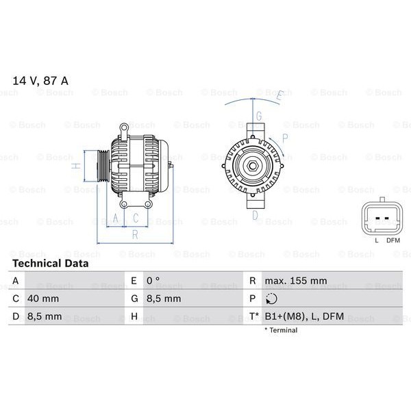 Слика на Генератор BOSCH 0 986 042 720