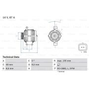 Слика 1 $на Генератор BOSCH 0 986 042 720